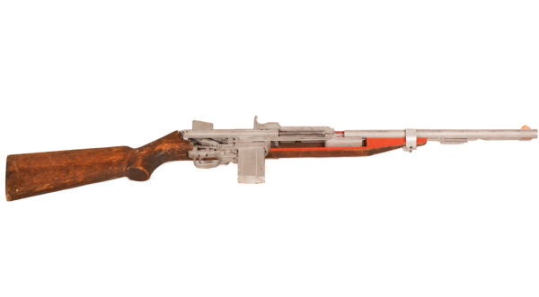 Original U.S. Korean War Era Oversized M1 Carbine Cutaway Classroom Display Model - Image 4