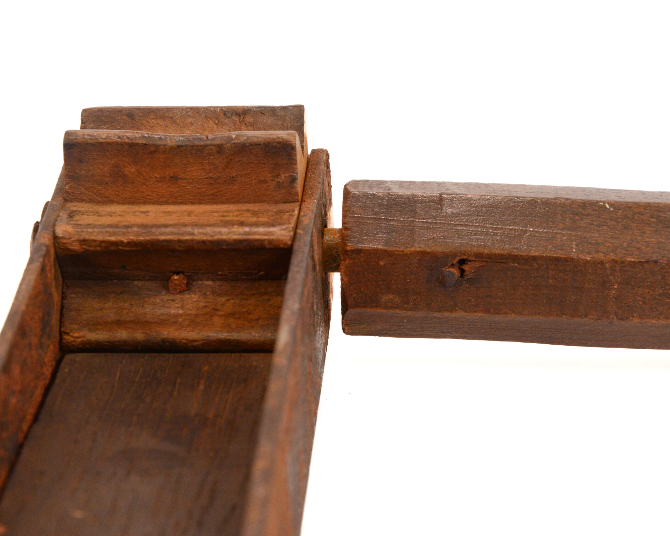 Original WWI Gas Alarm Rattle by UNIMAN 1918 unit marked - Authentic Trench Artifact - Image 3