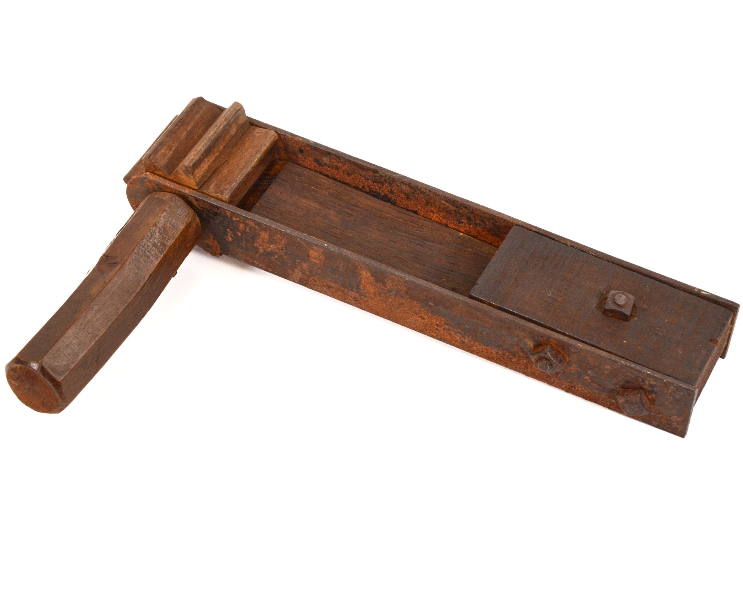 Original WWI Gas Alarm Rattle by UNIMAN 1918 unit marked - Authentic Trench Artifact - Image 4