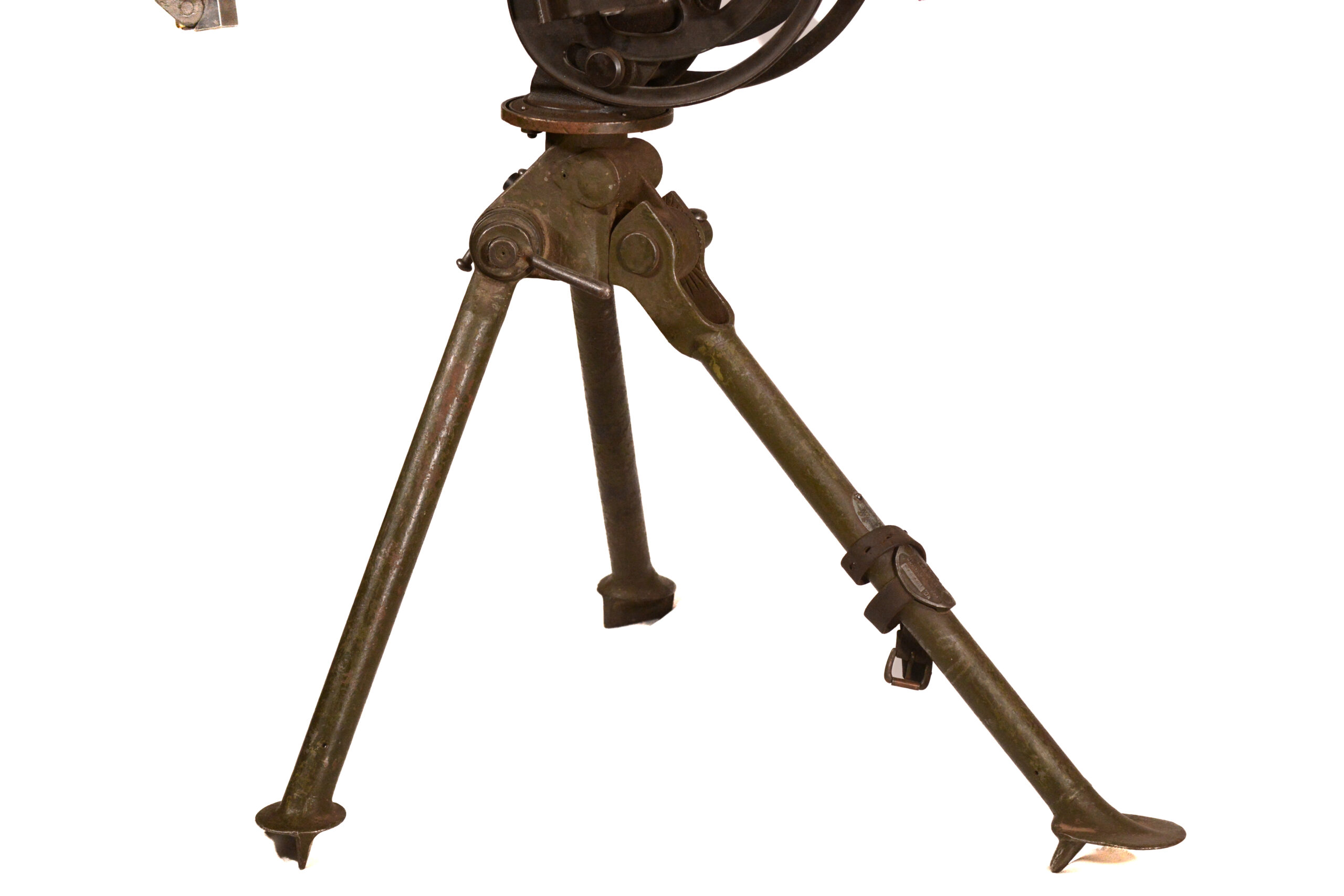 U.S. Firestone M20 Recoilless Rifle with M1917A1 Tripod — Made Inert — Includes Spent Case & M45 Light Instrument - Image 14