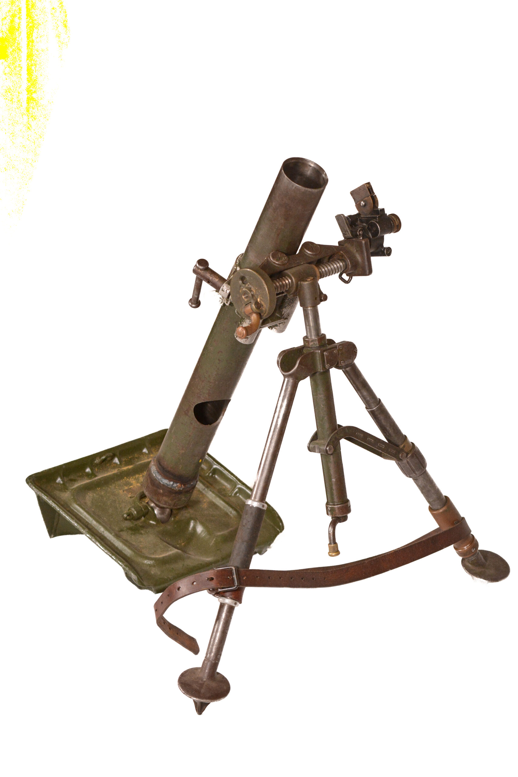 RARE Spanish-Contract Brandt Mle 1935 60-mm Mortar — Mortier de 60 mm Mle 1935 (Inert / Display Piece) - Image 5