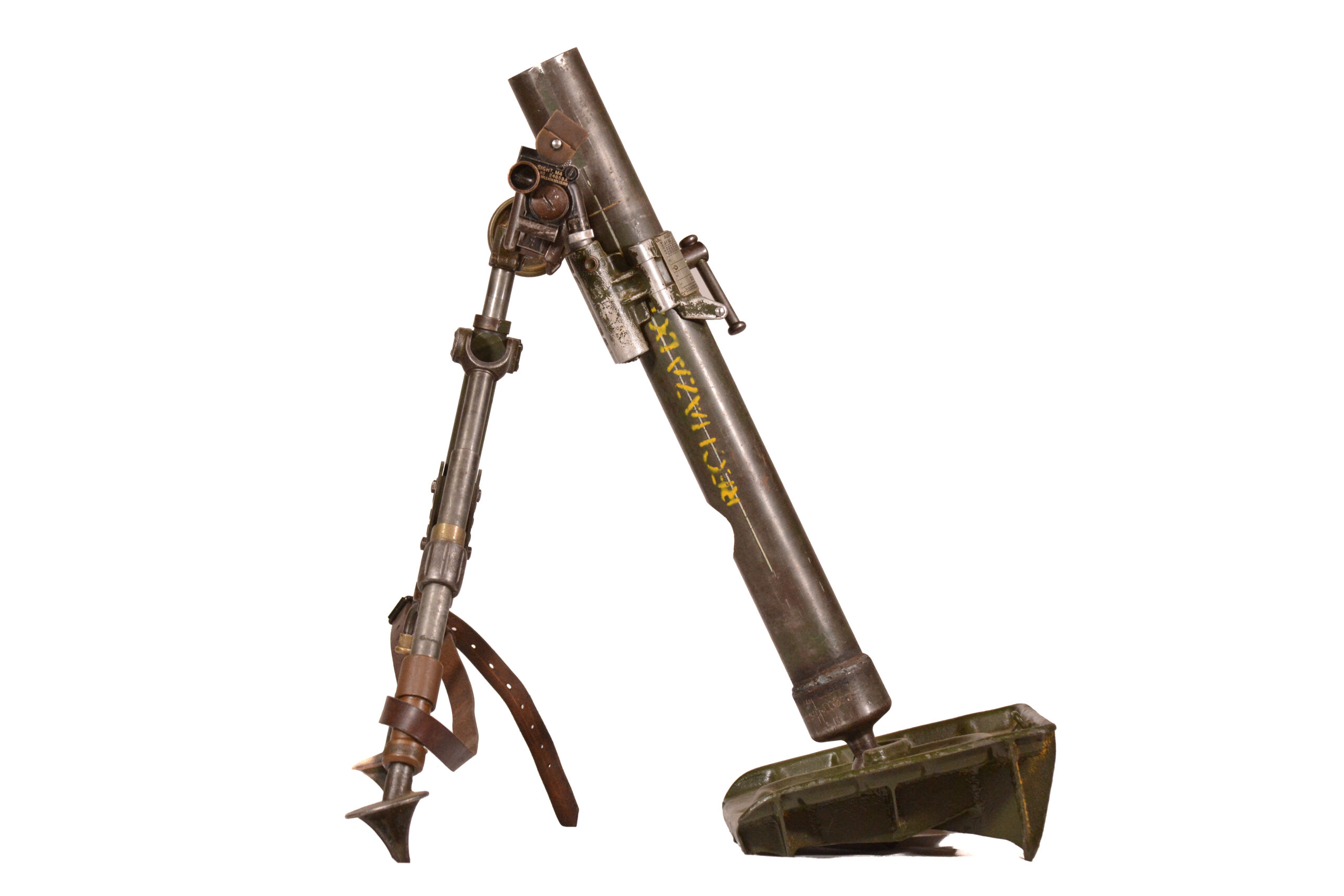 RARE Spanish-Contract Brandt Mle 1935 60-mm Mortar — Mortier de 60 mm Mle 1935 (Inert / Display Piece) - Image 2