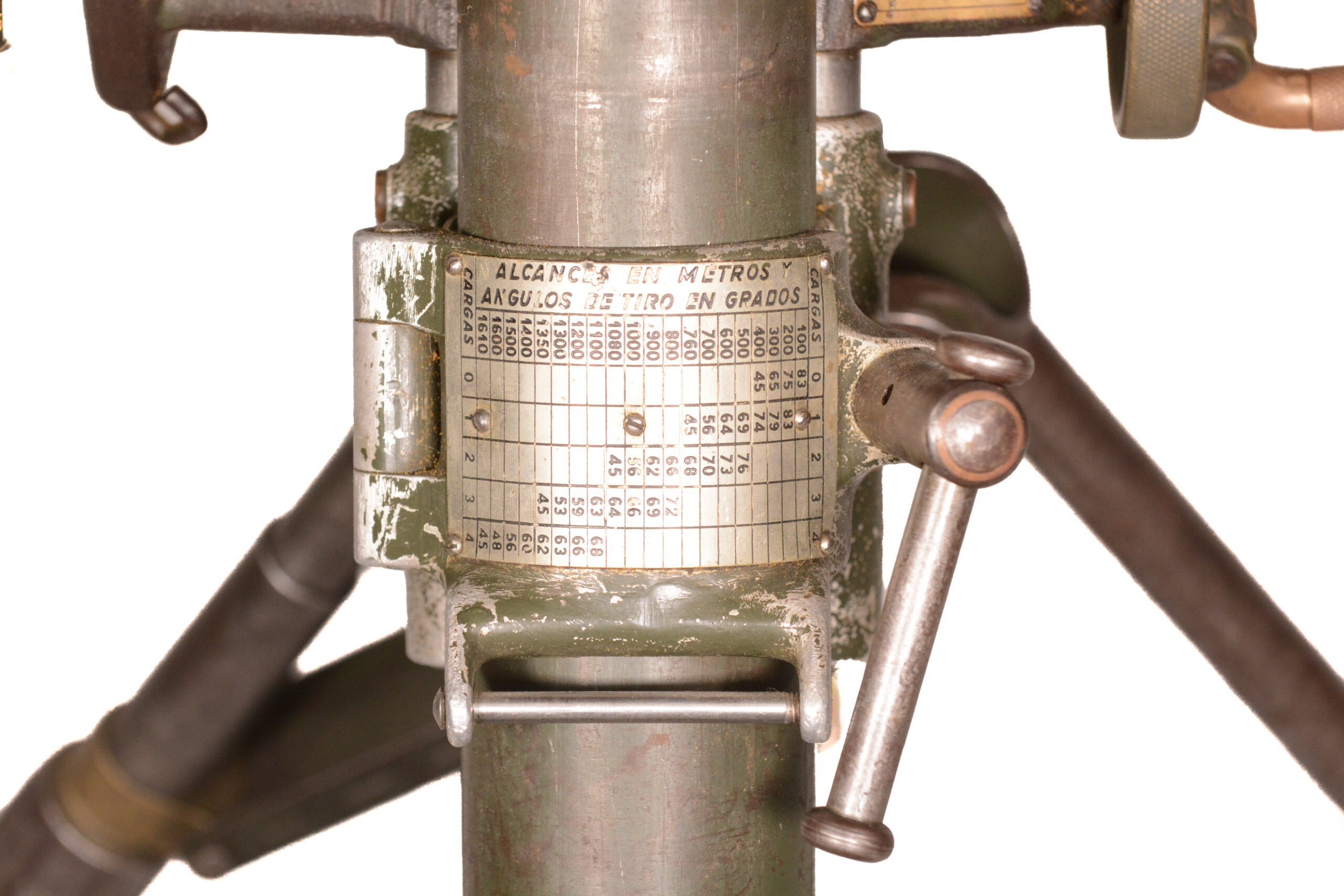 RARE Spanish-Contract Brandt Mle 1935 60-mm Mortar — Mortier de 60 mm Mle 1935 (Inert / Display Piece) - Image 9