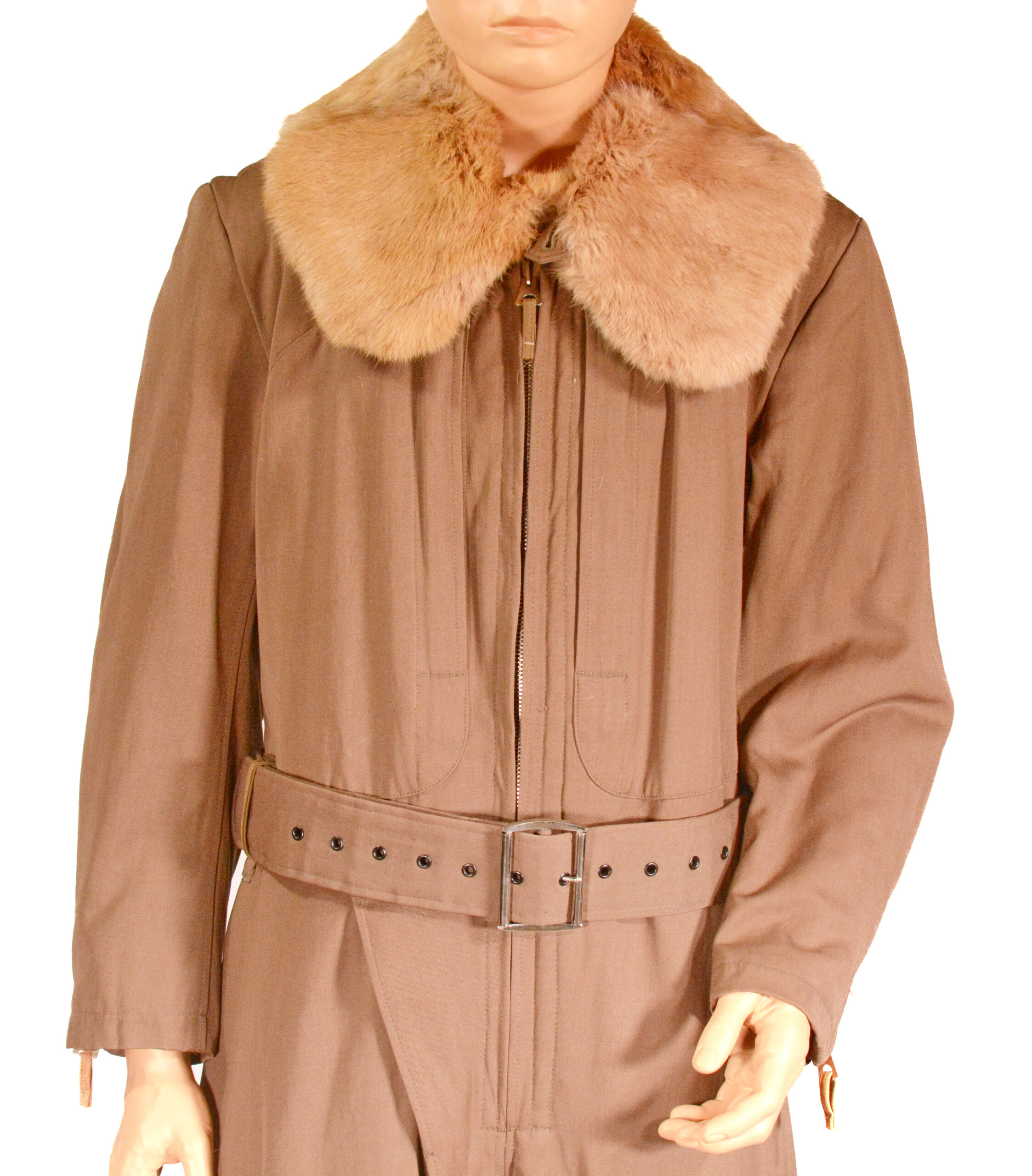 Extremely Rare Unissued WWII Japanese Winter Pilots Suit set - A-spec, Electrically Heated, post 42 Revisions - Image 3