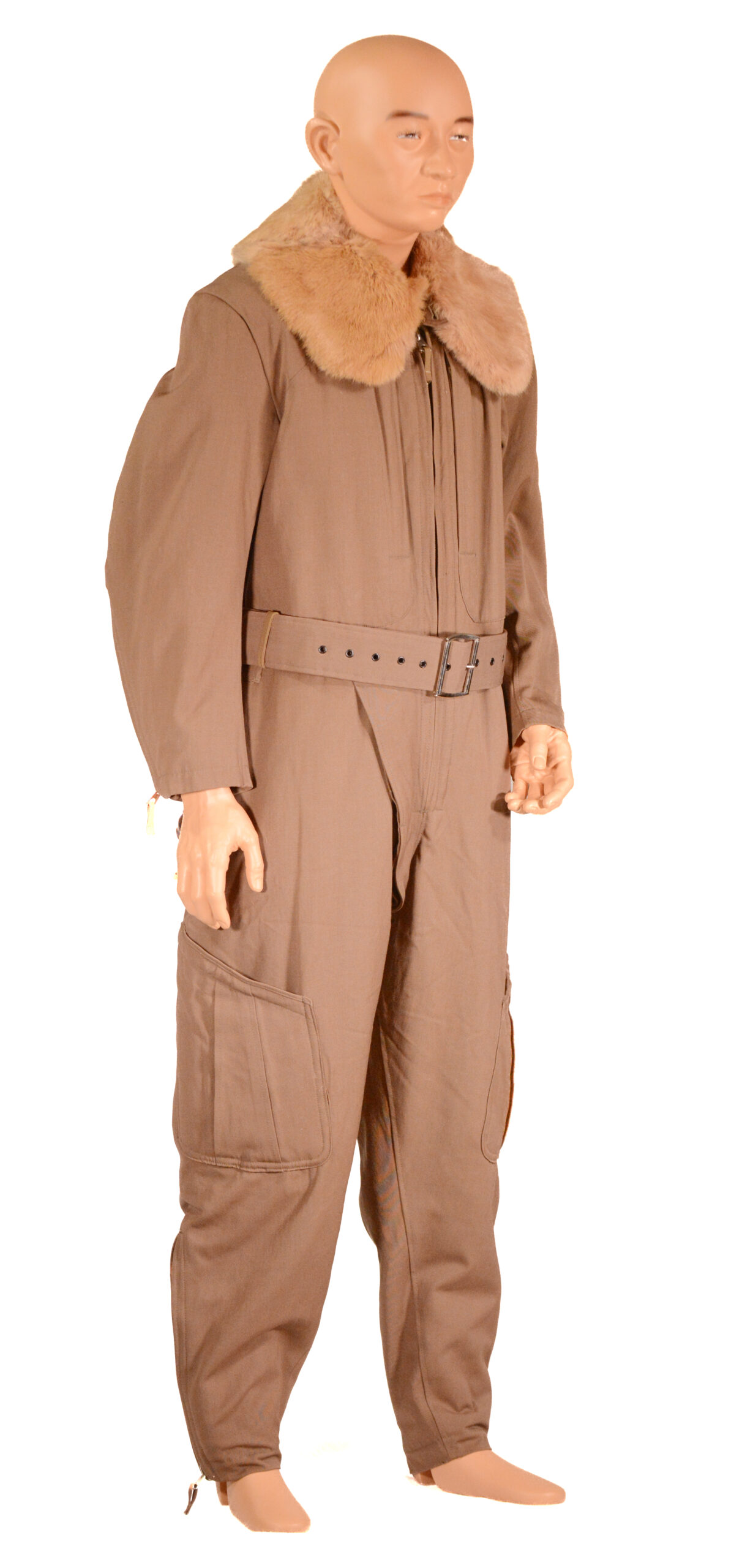 Extremely Rare Unissued WWII Japanese Winter Pilots Suit set - A-spec, Electrically Heated, post 42 Revisions - Image 6