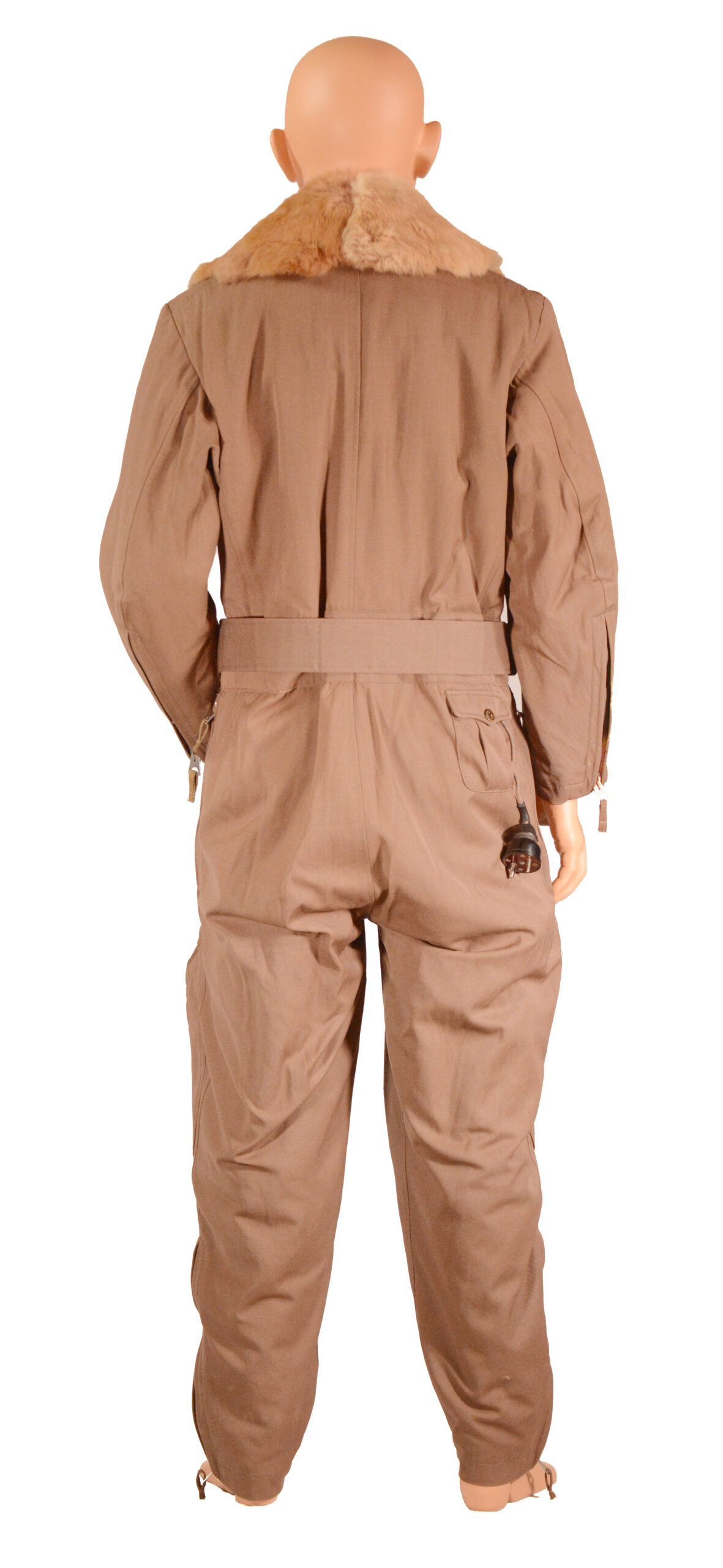 Extremely Rare Unissued WWII Japanese Winter Pilots Suit set - A-spec, Electrically Heated, post 42 Revisions - Image 13