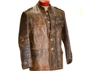 WWII German U-Boat Senior NCO's Kriegsmarine Leather Jacket (Unterseeboot Unteroffiziere mit Portepee Lederjacke)