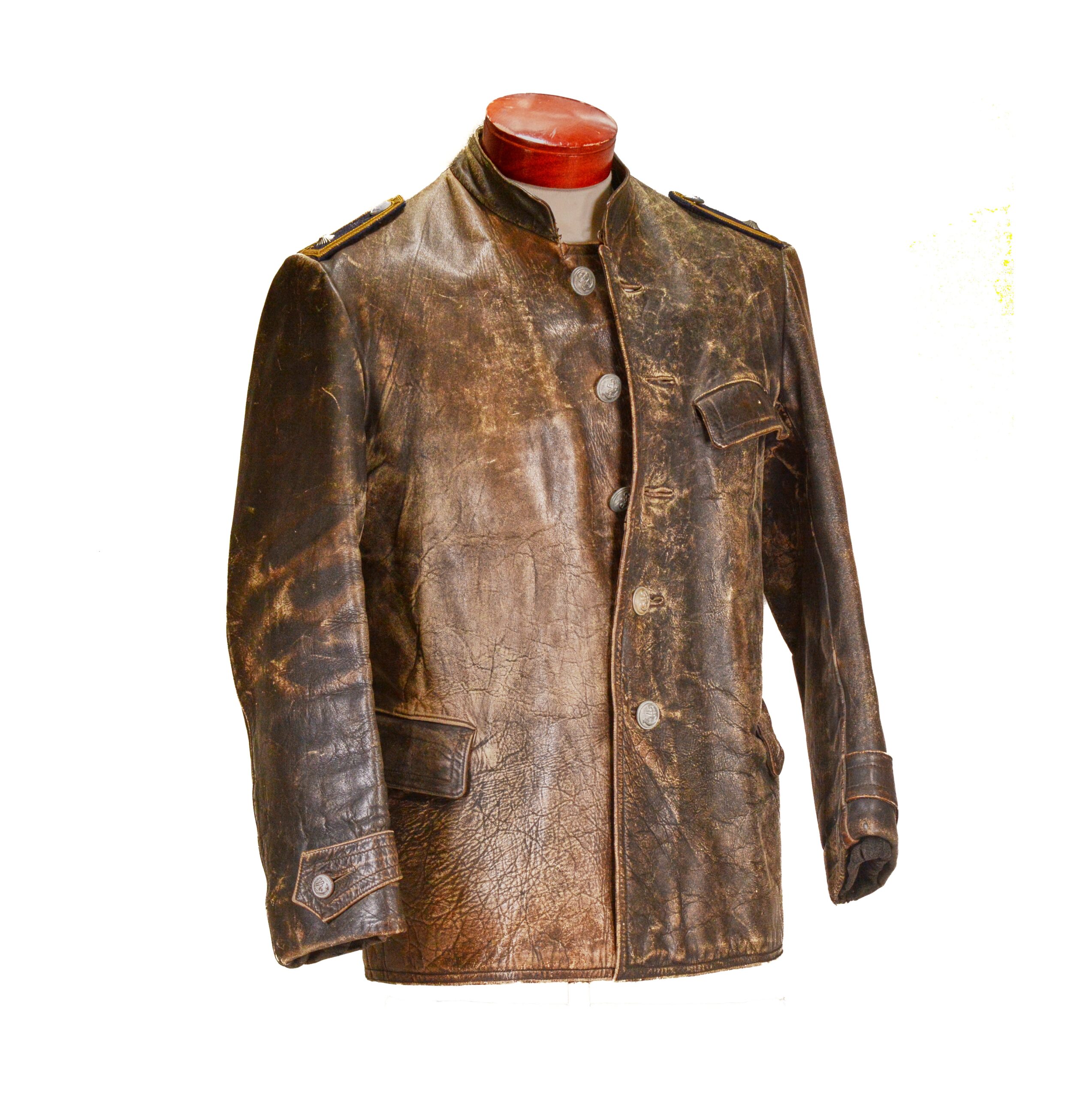 WWII German U-Boat Senior NCO's Kriegsmarine Leather Jacket (Unterseeboot Unteroffiziere mit Portepee Lederjacke)