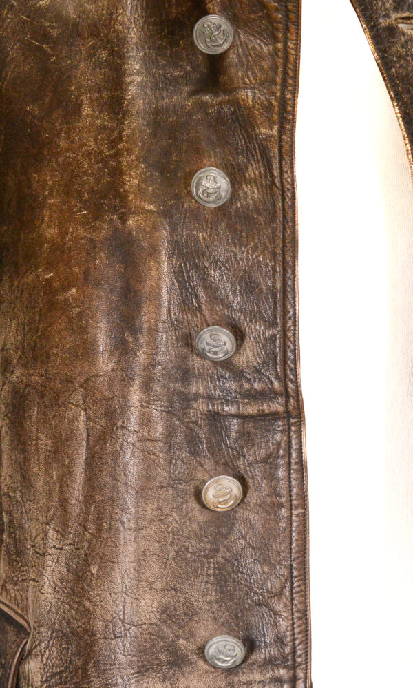 WWII German U-Boat Senior NCO's Kriegsmarine Leather Jacket (Unterseeboot Unteroffiziere mit Portepee Lederjacke) - Image 9