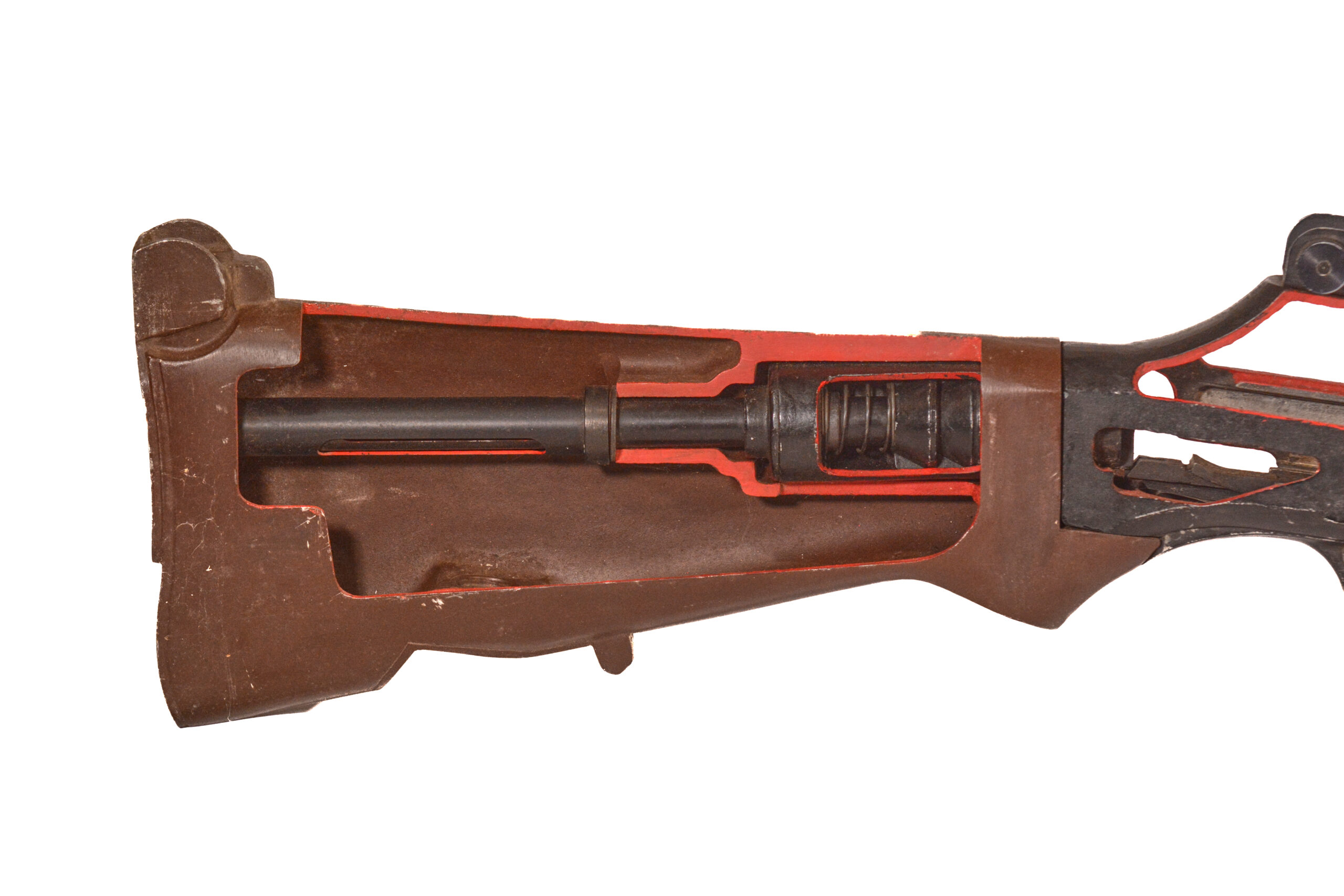 Original U.S. WWII 1918 BAR Cutaway M23 Classroom Trainer (93" long) - Image 4