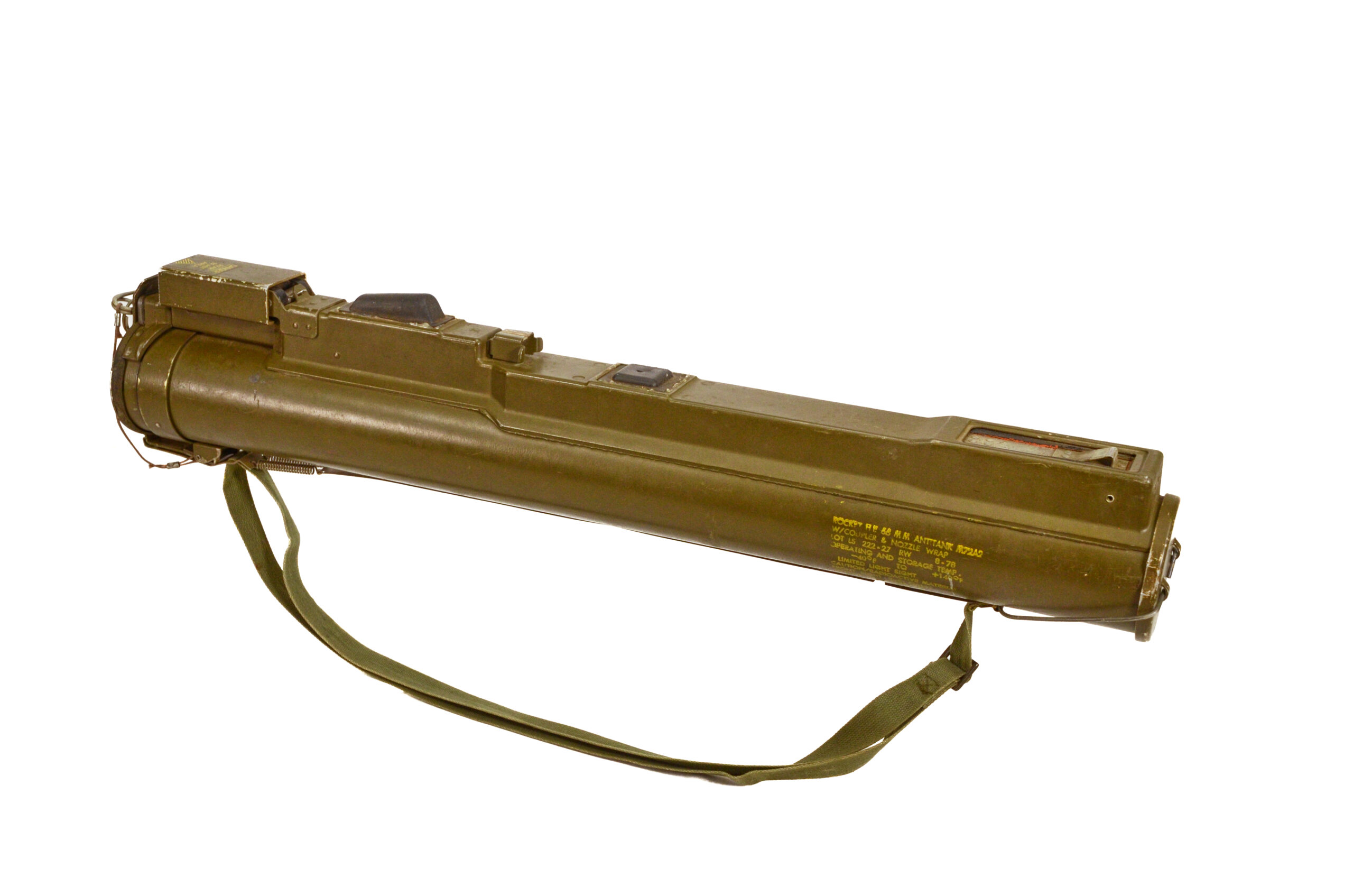 Original U.S. Inert M72A3 Light Anti-Armor Weapon “LAW” Tube (early 80s Production) - Image 5