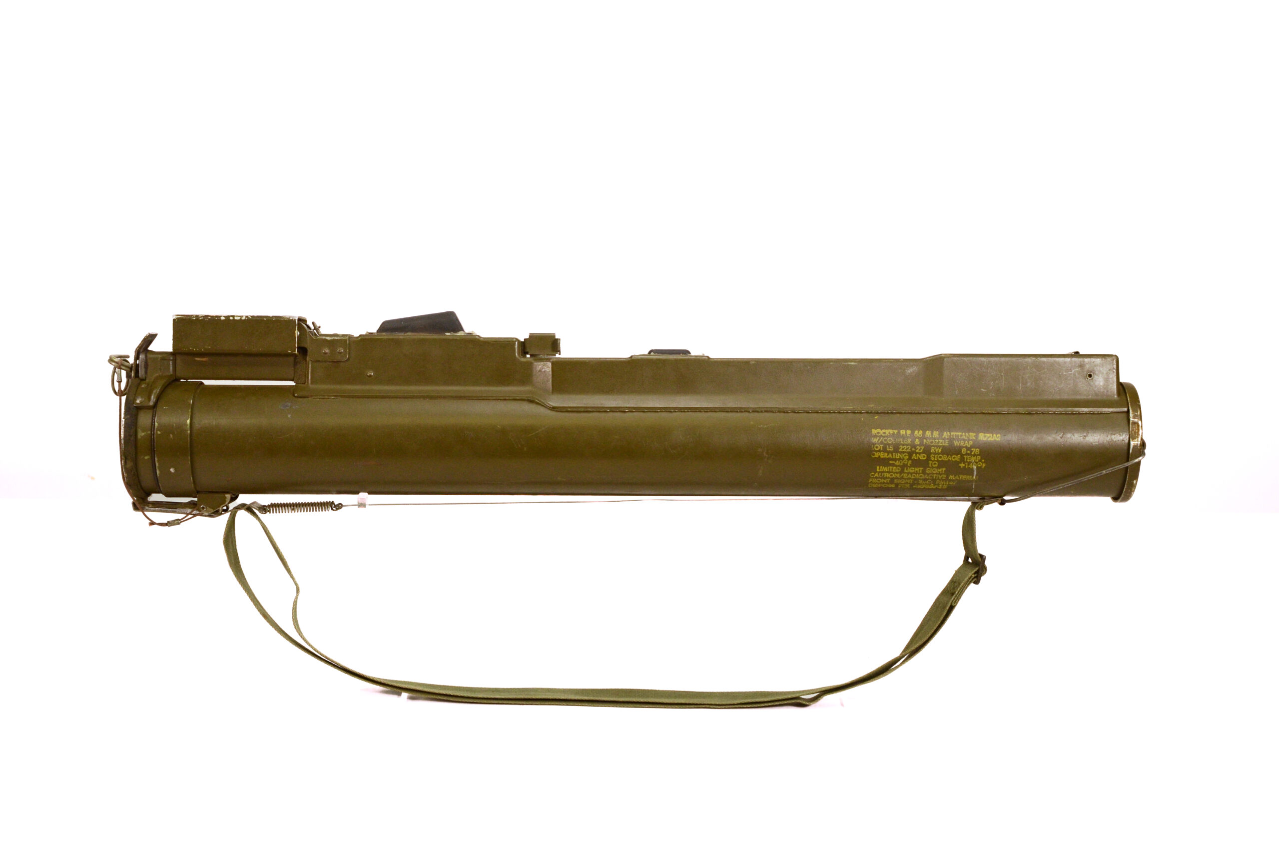 Original U.S. Inert M72A3 Light Anti-Armor Weapon “LAW” Tube (early 80s Production) - Image 6