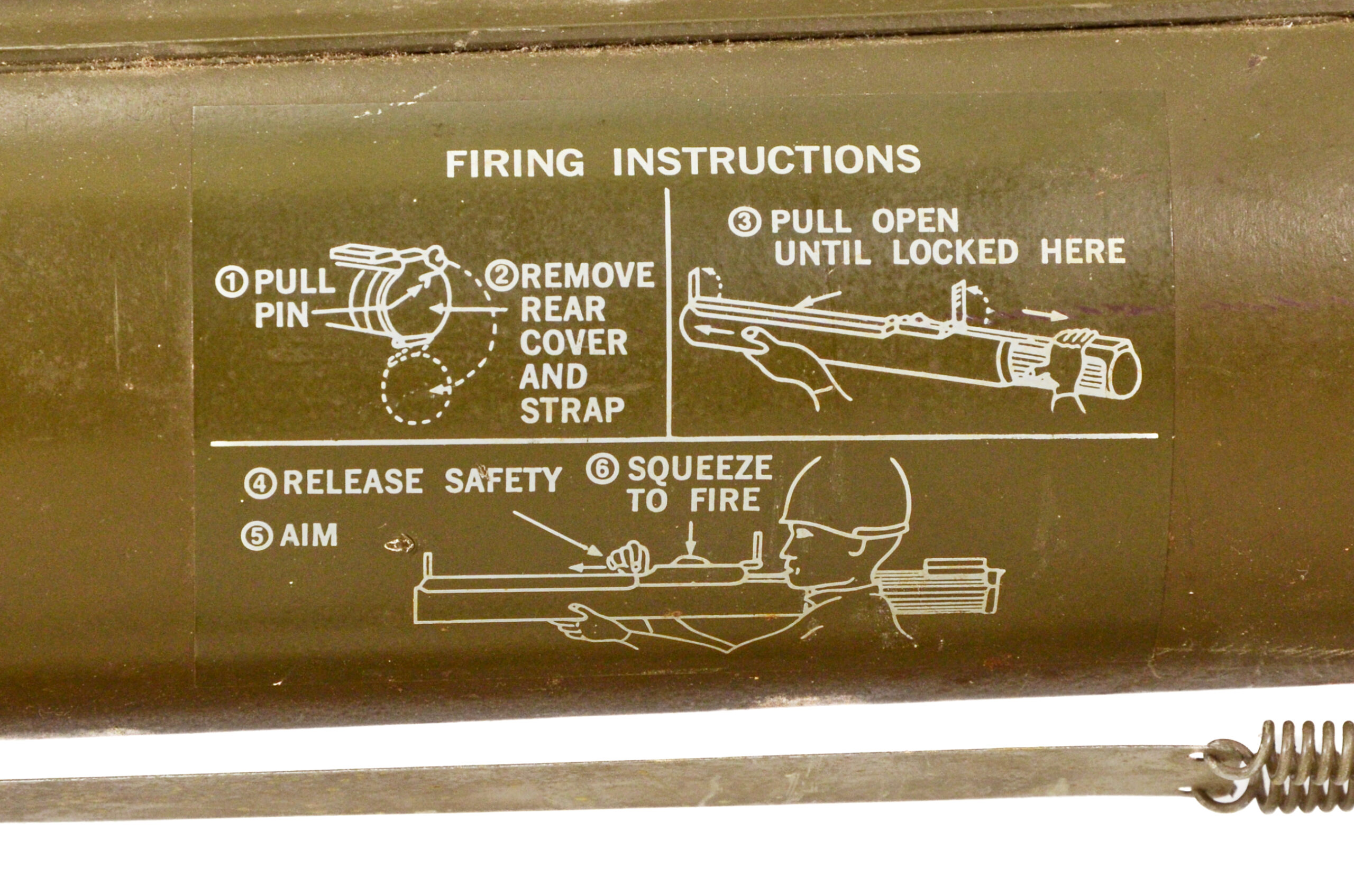 Original U.S. Inert M72A3 Light Anti-Armor Weapon “LAW” Tube (early 80s Production) - Image 9