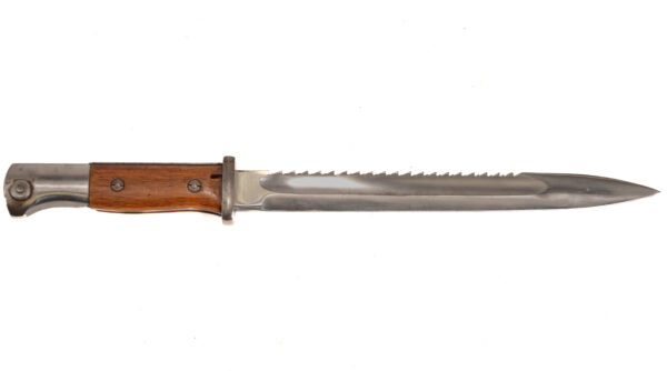 RARE Original German WWI Seitengewehr M1884/98 II Sawback Bayonet - Image 3