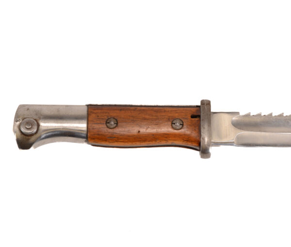 RARE Original German WWI Seitengewehr M1884/98 II Sawback Bayonet - Image 4
