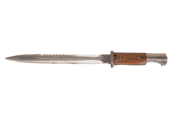 RARE Original German WWI Seitengewehr M1884/98 II Sawback Bayonet - Image 6