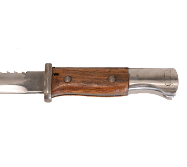 RARE Original German WWI Seitengewehr M1884/98 II Sawback Bayonet - Image 7
