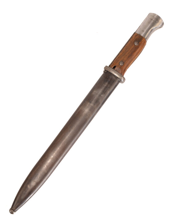RARE Original German WWI Seitengewehr M1884/98 II Sawback Bayonet - Image 10
