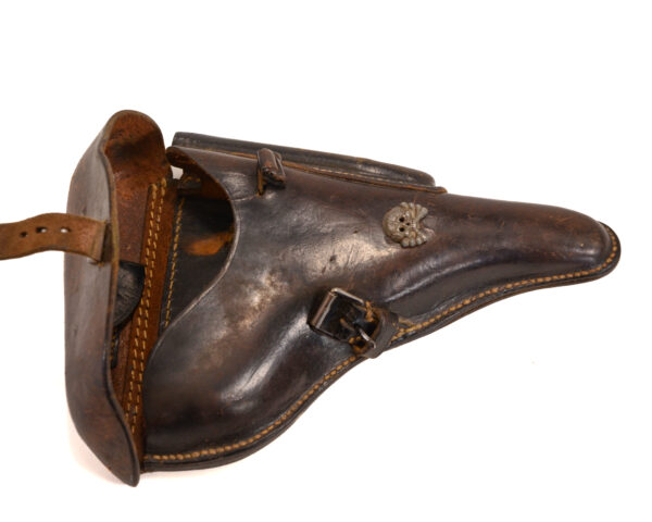 Authentic WWII German Luger Holster – CDG 41 Marked with Waffenamt Acceptance Stamp - Image 6