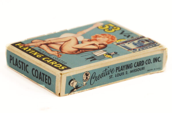 Vintage 53 Vargas Girls Pin-Up Playing Cards Complete Deck with Box -1950s - Image 5