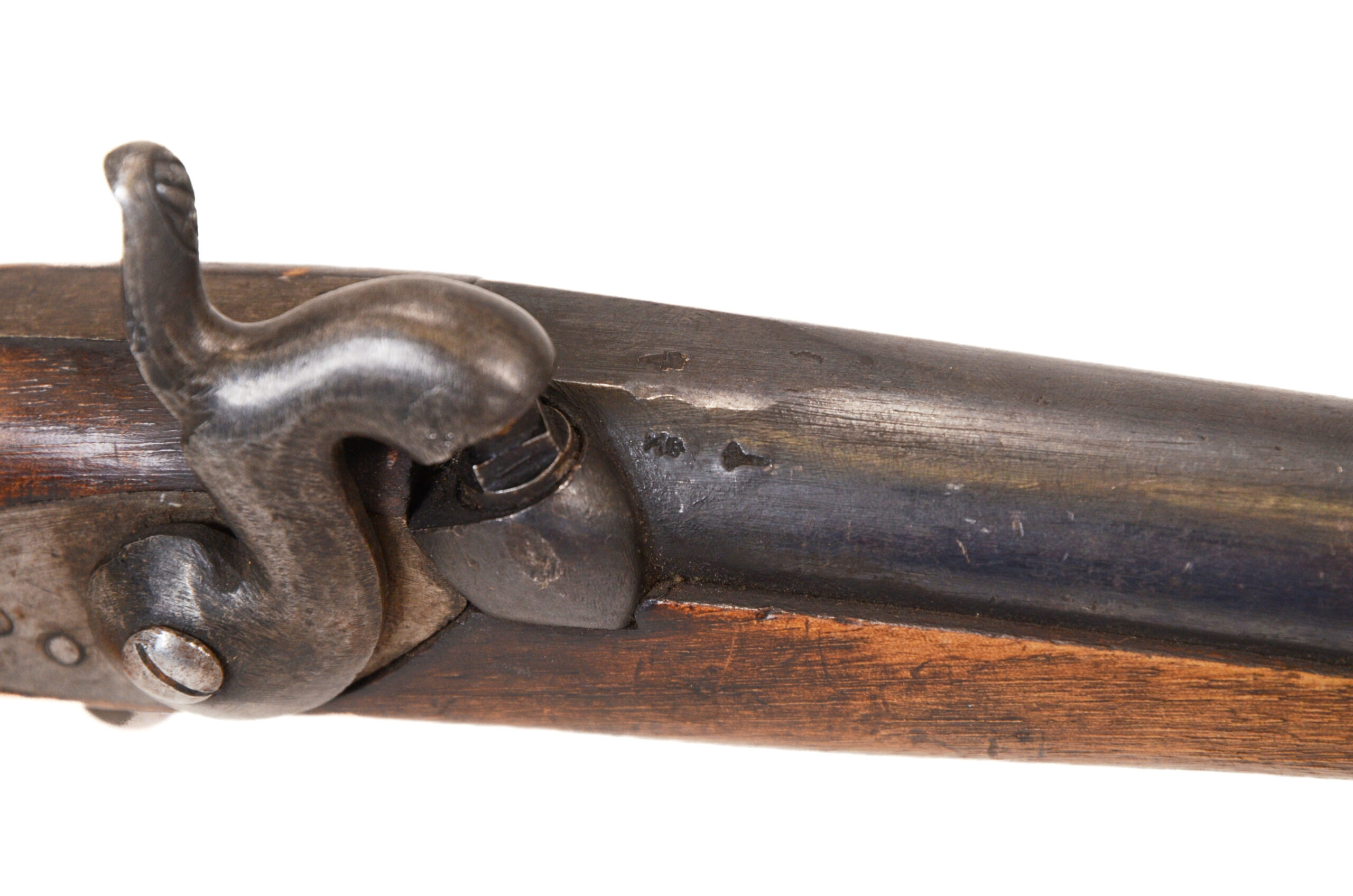 Rare Russian Belgium 3 band Cossack style percussion pistol - Image 8