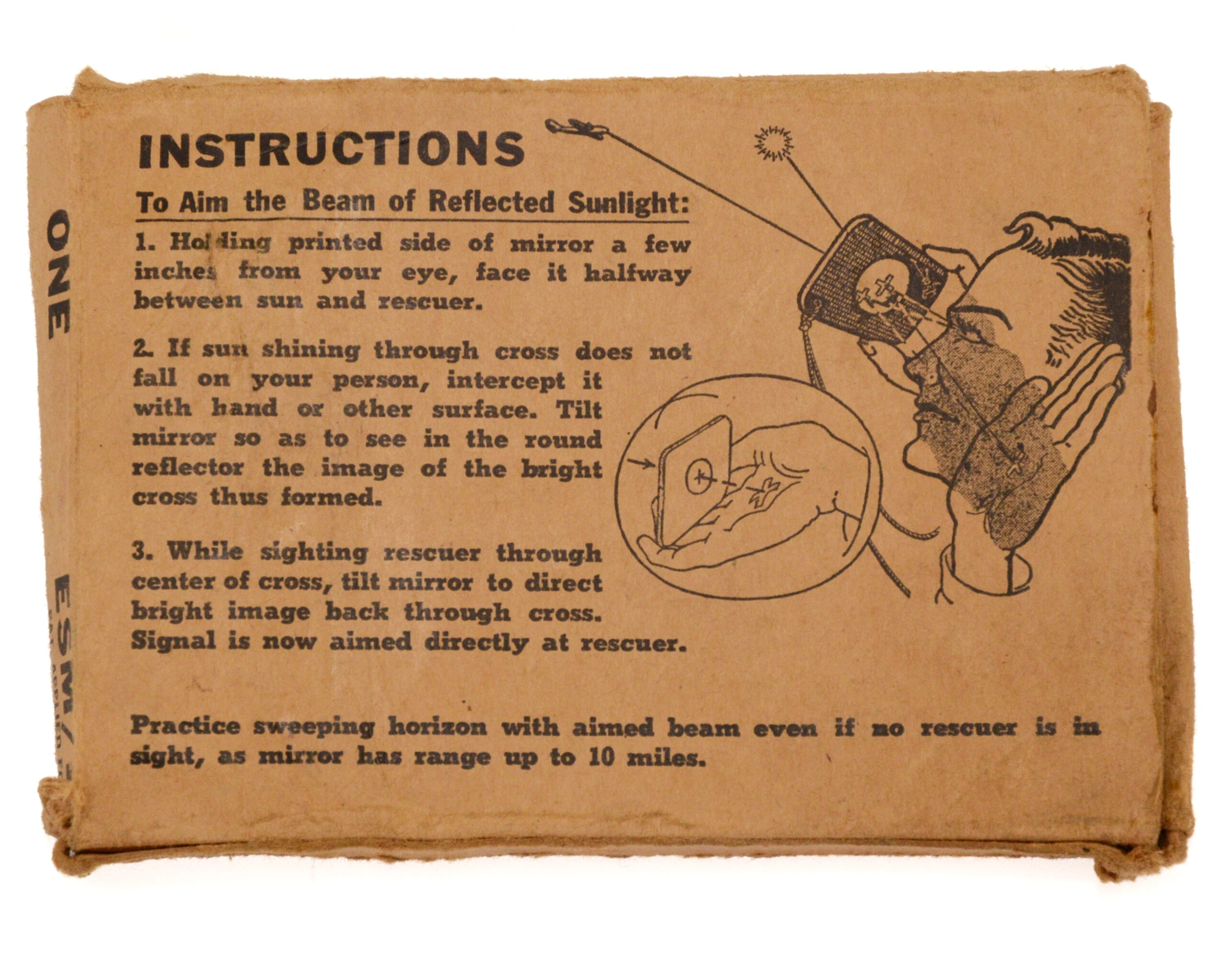 General electric co. Emergency Signal Mirror - spec 40653 - With Original Box - Image 4