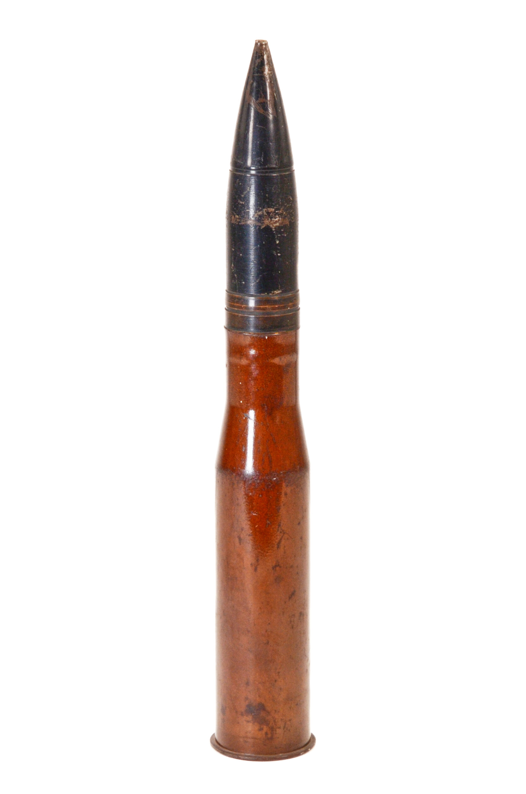 Original WWII 37mm M16 Case with Inert Round — Springfield Armory Marked, 1943 (Lot 1-43) - Image 2