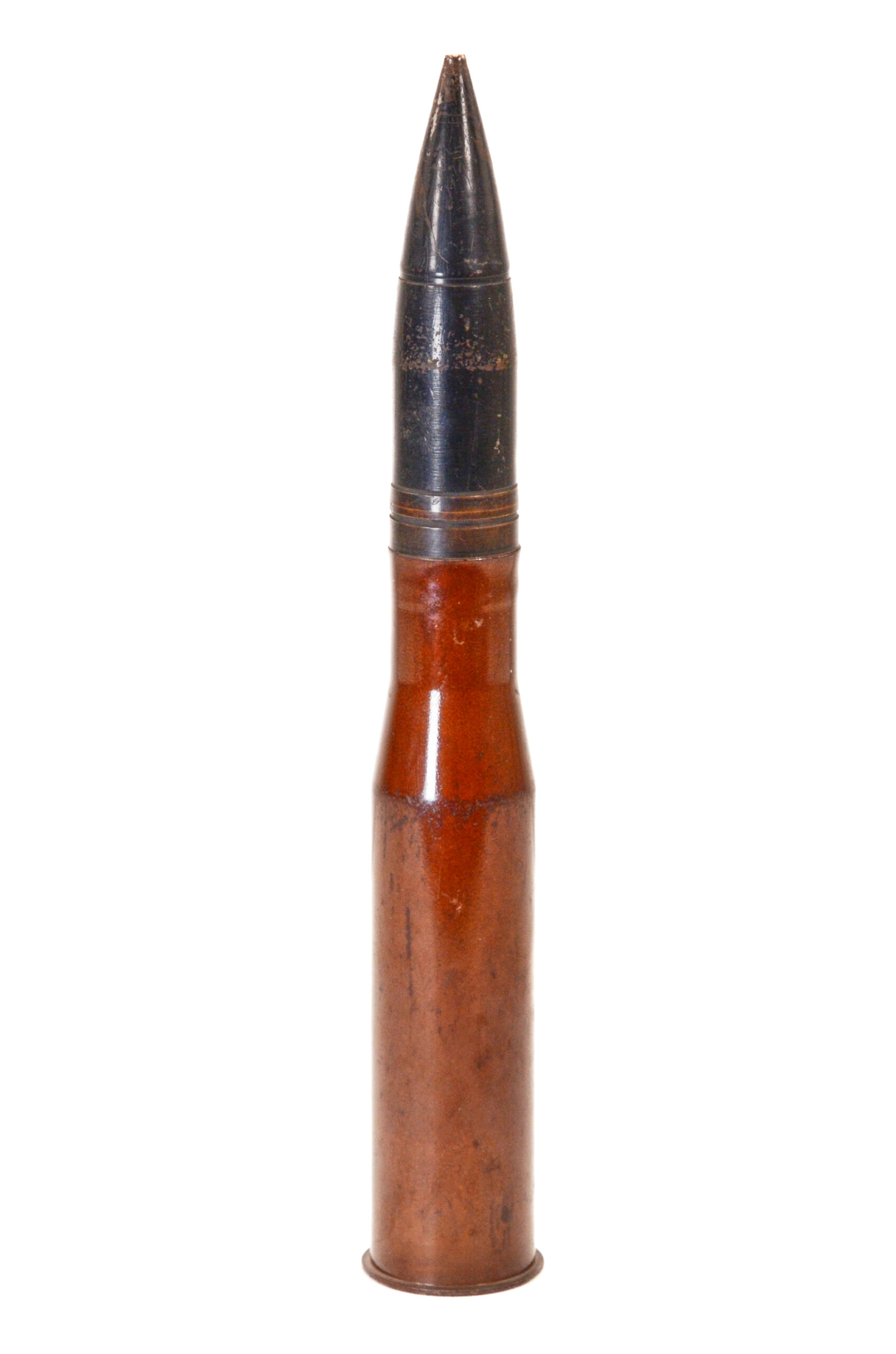 Original WWII 37mm M16 Case with Inert Round — Springfield Armory Marked, 1943 (Lot 1-43) - Image 3