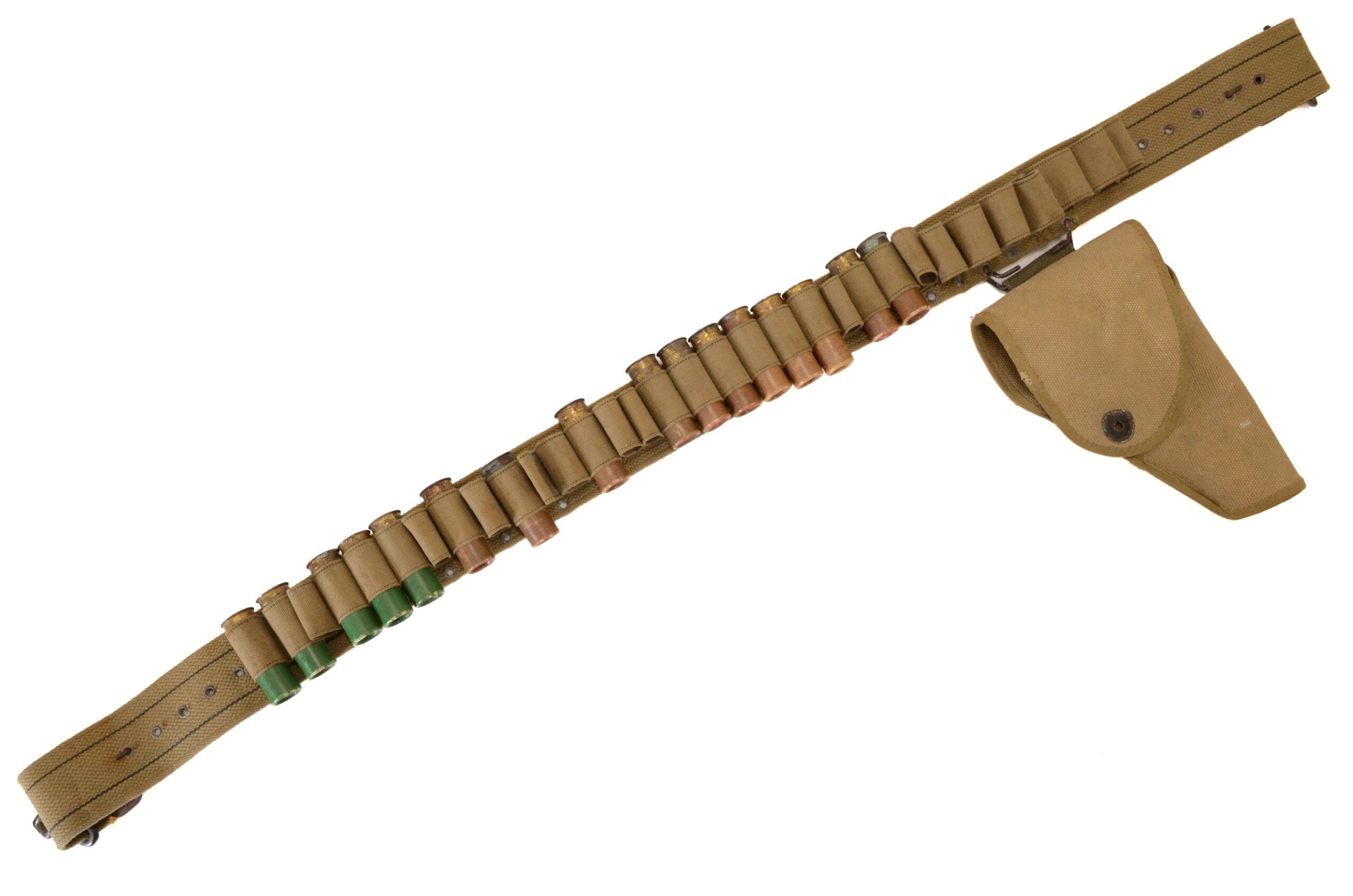 Original WWII signal pistol Mark 5 manufactured by R.F. Sedgley inc. 1942 with Belt, holster, and Flares - Image 11