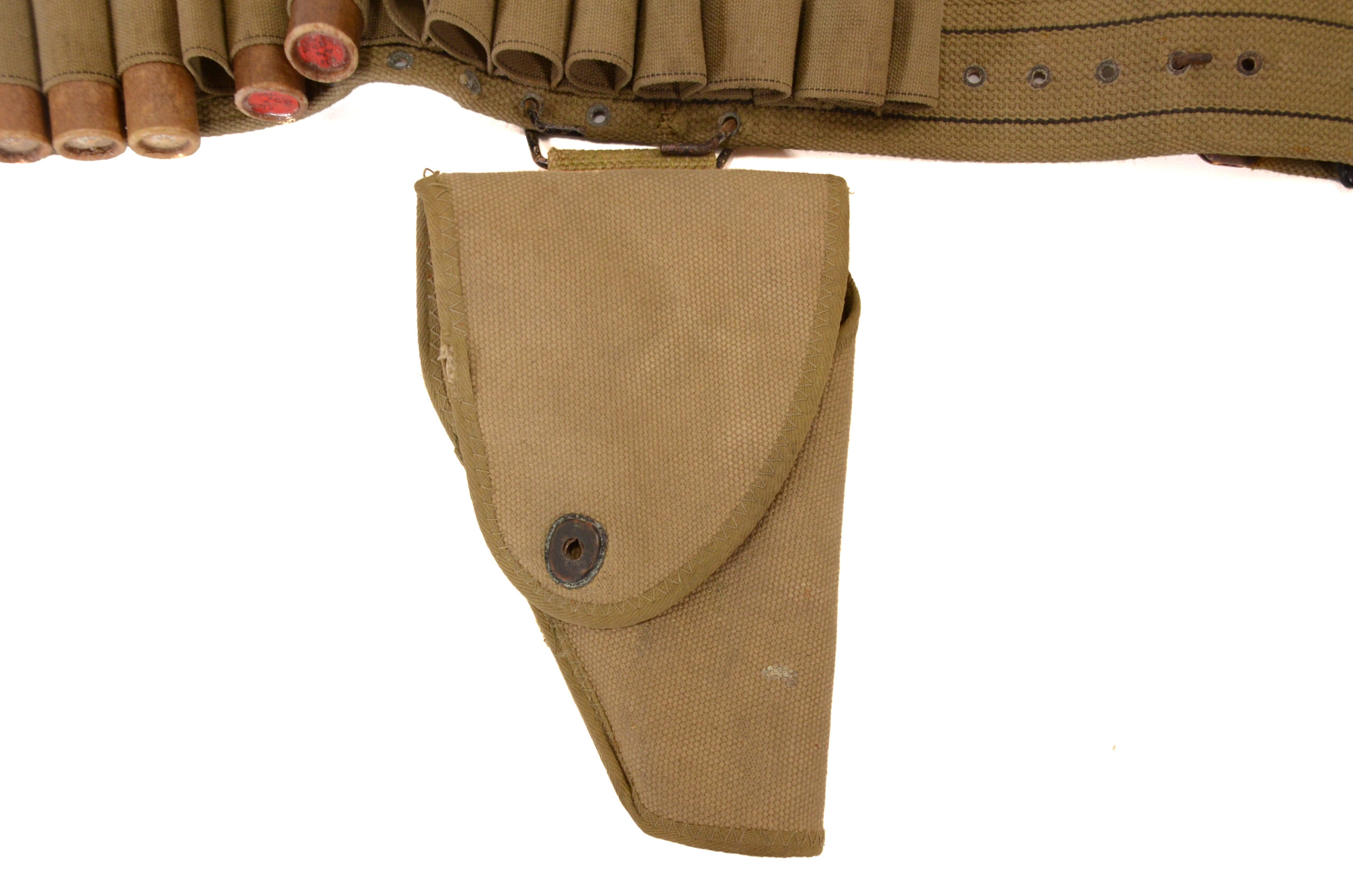 Original WWII signal pistol Mark 5 manufactured by R.F. Sedgley inc. 1942 with Belt, holster, and Flares - Image 12