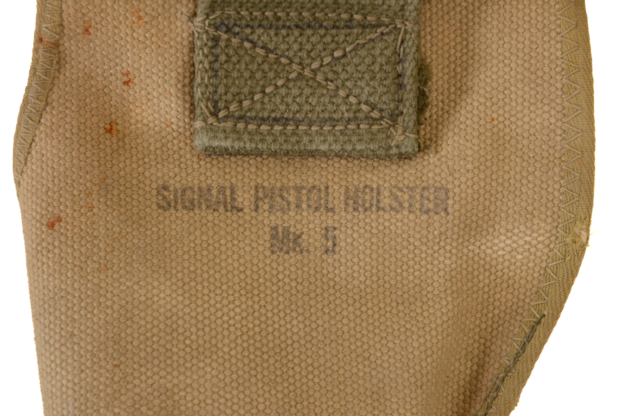 Original WWII signal pistol Mark 5 manufactured by R.F. Sedgley inc. 1942 with Belt, holster, and Flares - Image 15