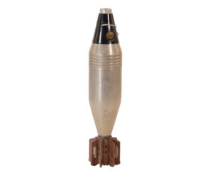 Authentic M302 60 mm White-Phosphorus Mortar Round — INERT / Demilitarized Display Piece