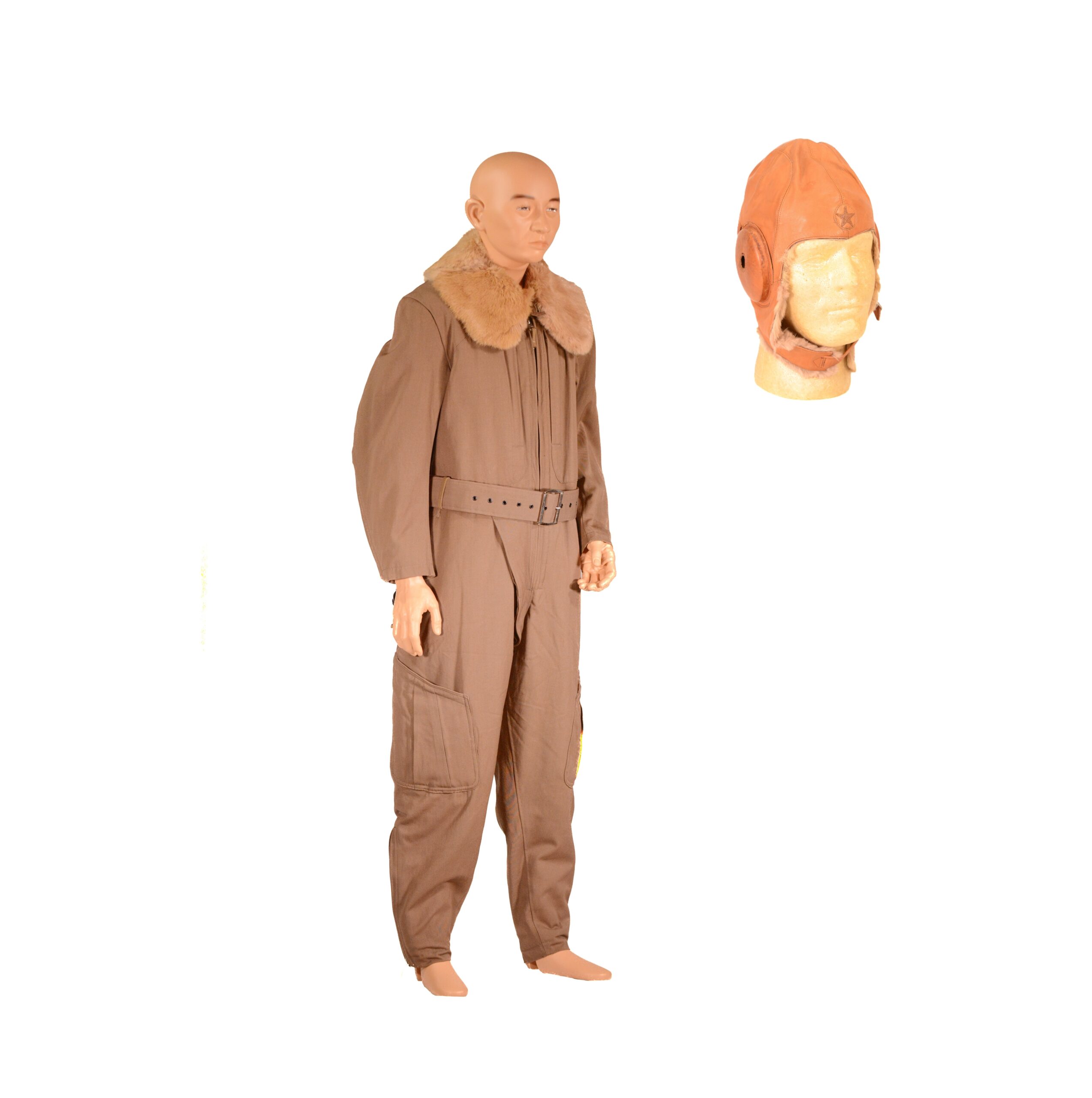 Extremely Rare Unissued WWII Japanese Winter Pilots Suit set - A-spec, Electrically Heated, post 42 Revisions