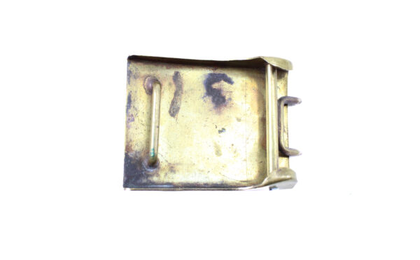 Original Imperial German WWI M1915 Gott Mit Uns Brass & Nickel Prussian Belt Buckle - Image 2