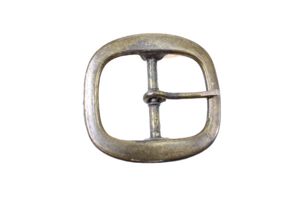 Vintage Center Bar Single Prong Oval Belt Buckle Hook