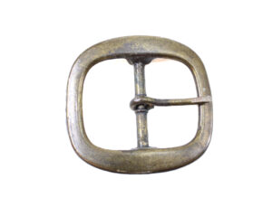 Vintage Center Bar Single Prong Oval Belt Buckle Hook
