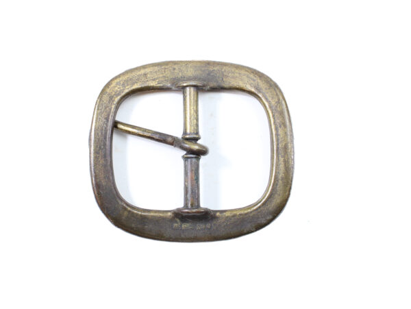Vintage Center Bar Single Prong Oval Belt Buckle Hook - Image 2