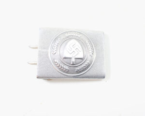 Original WWII German RAD EM/NCO Belt Buckle (Koppelschloß) – H. Aurich 1938