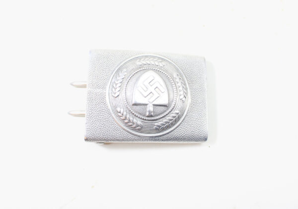 Original WWII German RAD EM/NCO Belt Buckle (Koppelschloß) – H. Aurich 1938