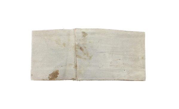 Original WWI British/American Stretcher Bearer’s Armband with Christian Cross – Rare “B” Variant - Image 2