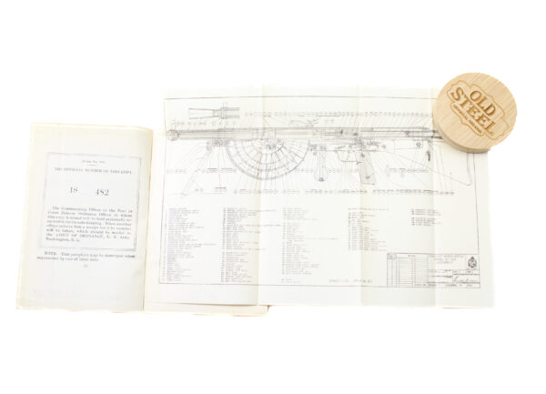 Lot — 2 Original Chauchat Manuals (1917 & Mar 1918, A.E.F.) — Both Stamped “LIEUT. C. L. LEEPER, ORD., RES.” - Image 2