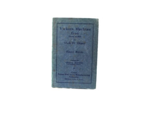 Original U.S. Colt Vickers Machine Gun Model of 1915 – Mark IV Tripod Manual / Handbook – 33 Pages