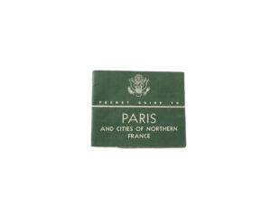 Original U.S. WWII Pocket Guide of Paris and Cities of Northern France