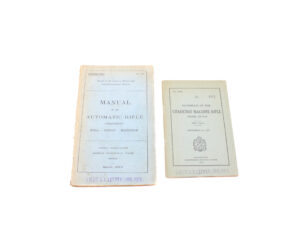 Lot — 2 Original Chauchat Manuals (1917 & Mar 1918, A.E.F.) — Both Stamped “LIEUT. C. L. LEEPER, ORD., RES.”