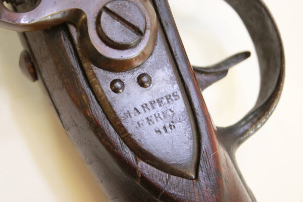 RARE Harpers Ferry Model 1808 Flintlock — .69 Cal Smoothbore Musket (Antique) - Image 16