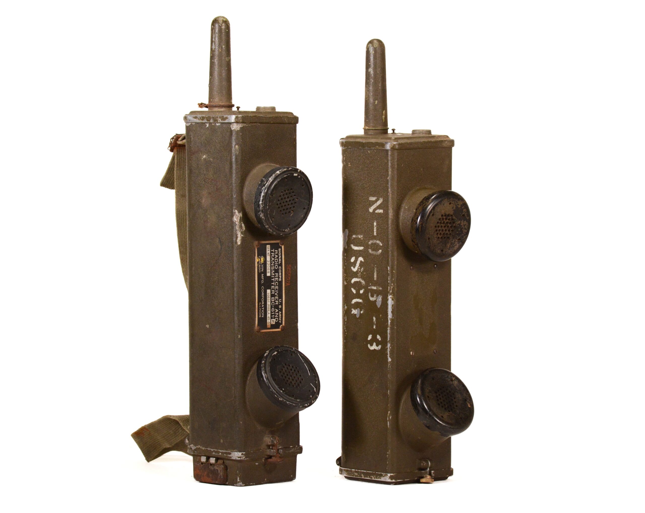 Authentic WWII Radio Receiver and Transmitter BC-611-F