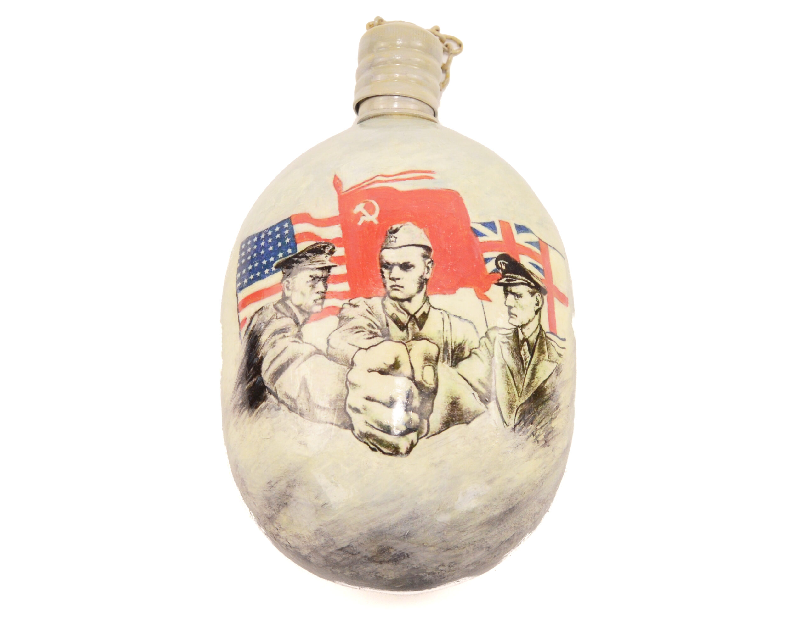 Authentic Jatving Canteen Trench Art - Image 2