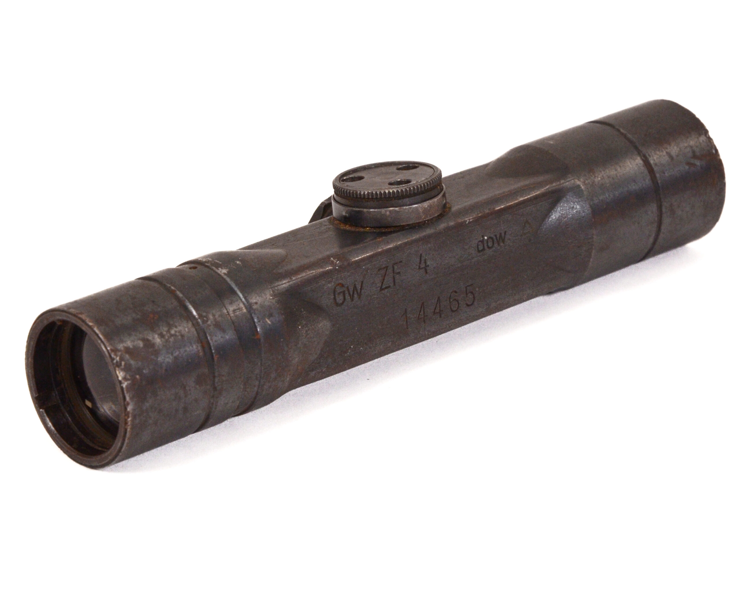 Gewehr-Zielfernrohr GW ZF4 (4×) — “dow” Marked, SN: 14465 — Pre-1944 Early-Style Production