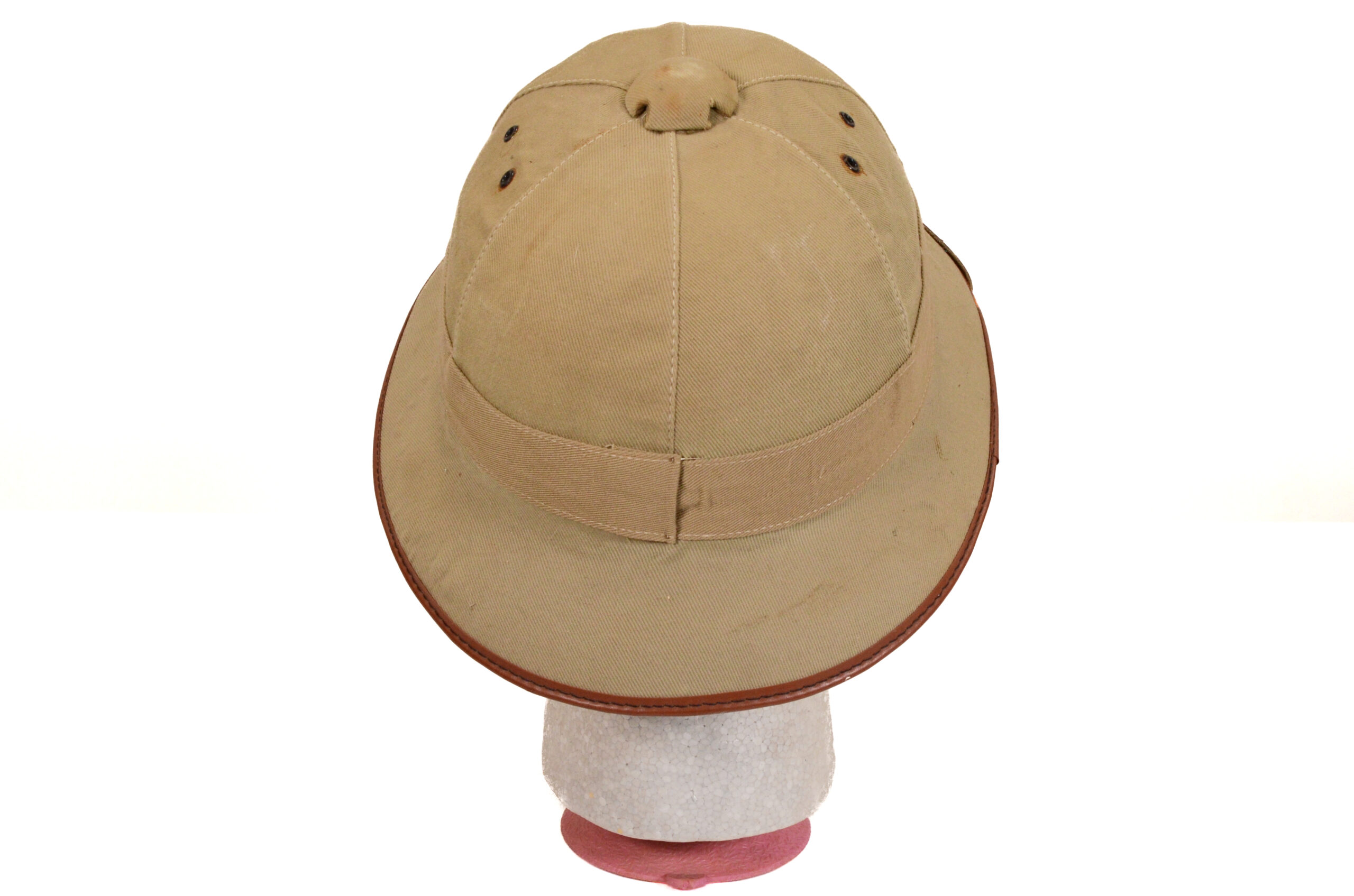 Original Vietnam War North Vietnamese Army (NVA) Pith Helmet - Image 4