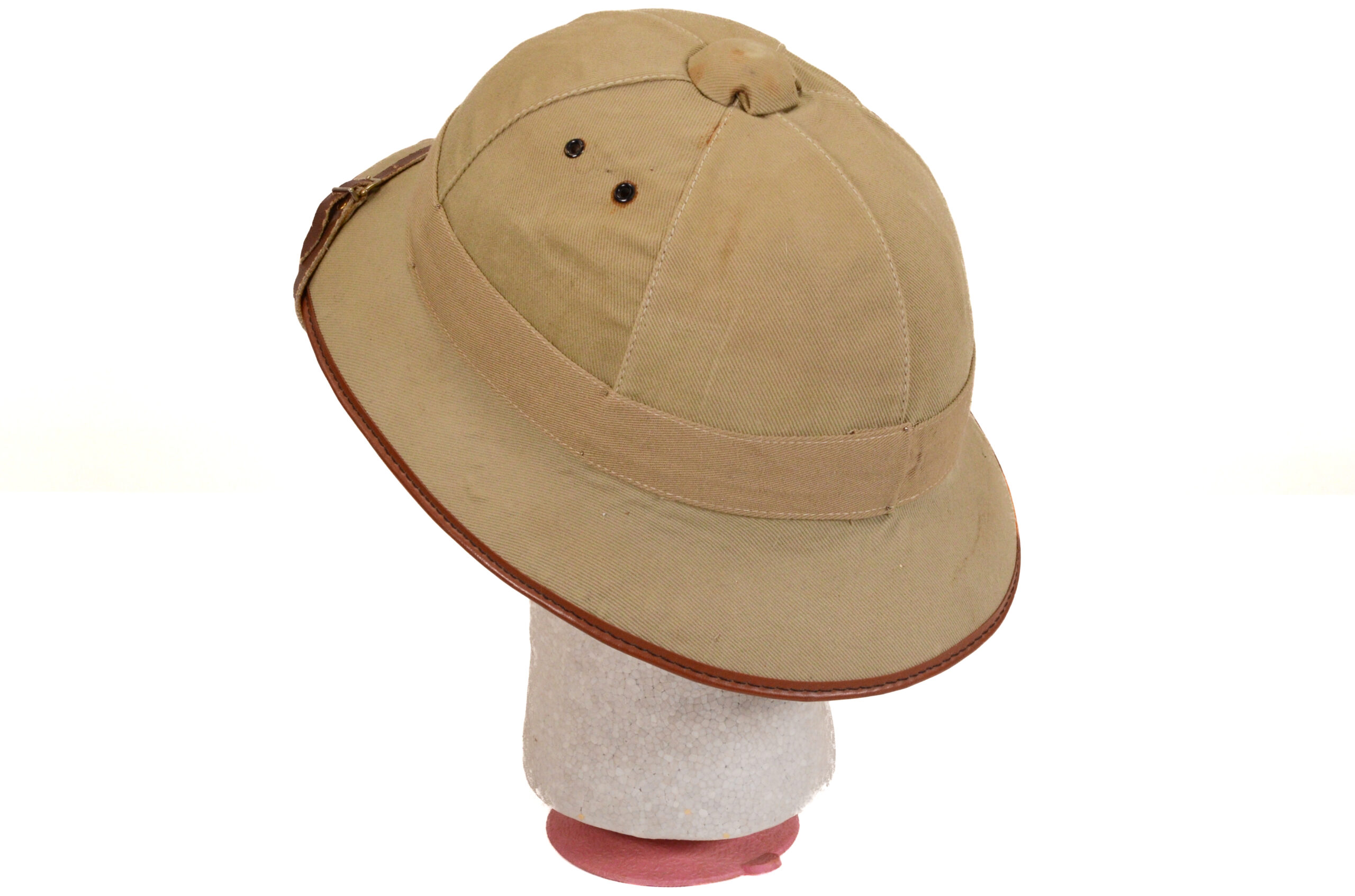 Original Vietnam War North Vietnamese Army (NVA) Pith Helmet - Image 5